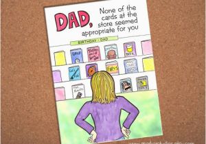Cool Birthday Cards for Dad Dad Birthday Card Funny Card for Dad Hand Drawn Card for