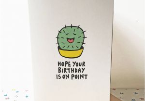 Cool Birthday Cards Online Cactus Birthday Card Cool Birthday Card by Ladykerry
