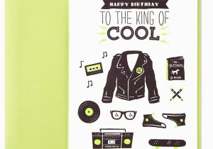 Cool Online Birthday Cards King Of Cool Letterpress Birthday Card