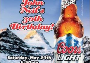 Coors Light Birthday Meme Coors Light Beer Birthday Party Invitations Bridal Shower
