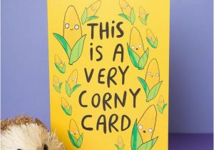 Corny Birthday Cards Corny Greeting Card Birthday Card Well Done Card