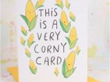 Corny Birthday Cards Corny Greeting Card Birthday Card Well Done Card