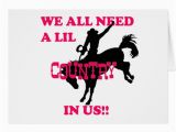 Country Music Birthday Cards Country Music Greeting Card Zazzle