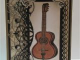 Country Music Birthday Cards Rebecca From the Rock Crafty Corner Guitar Birthday Card