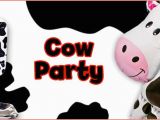 Cow Birthday Decorations Cow Print Birthday Party Supplies Invitations Tableware