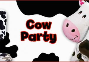 Cow Birthday Decorations Cow Print Birthday Party Supplies Invitations Tableware