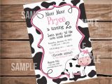 Cow Birthday Decorations Moo Moo Cow Farm theme Birthday Party Invitation Party Til