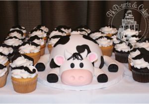 Cow Decorations for Birthday Party Cow Ph D Serts Cakes