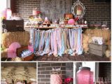 Cow Decorations for Birthday Party Kara 39 S Party Ideas Vintage Cowgirl Party with Lots Of