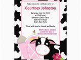 Cow Print Birthday Invitations 6 000 Cow Invitations Cow Announcements Invites Zazzle