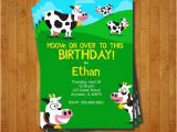 Cow Print Birthday Invitations Cow Party Invitation Printable Birthday Invite for A Farm