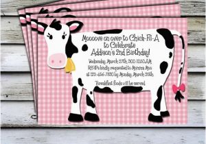 Cow Print Birthday Invitations Items Similar to Printable Invitations Pink Cow Birthday