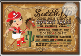 Cowboy 1st Birthday Invitations Cowboy 39 S 1st Birthday Invitations Cowboy Western Birthday