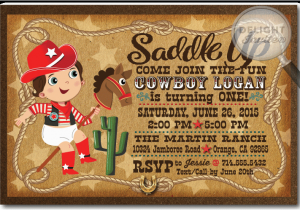 Cowboy 1st Birthday Invitations Cowboy 39 S 1st Birthday Invitations Cowboy Western Birthday