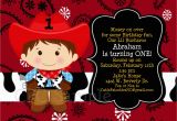 Cowboy 1st Birthday Invitations Cowboy Birthday Invitation 1st Birthday Cowboy Party