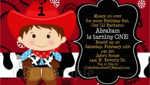 Cowboy 1st Birthday Invitations Cowboy Birthday Invitation 1st Birthday Cowboy Party