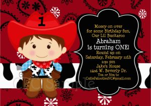 Cowboy 1st Birthday Invitations Cowboy Birthday Invitation 1st Birthday Cowboy Party