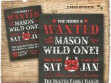 Cowboy 1st Birthday Invitations Cowboy Invitation First Birthday Invitation Western 1st