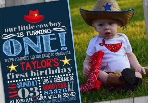 Cowboy First Birthday Invitations Cowboy Birthday Invitation Western Birthday Invitation Cowboy