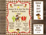 Cowboy themed Birthday Invitations Cowboy Invite Cowboy Invitation Cowboy theme Birthday Boys