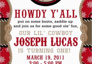 Cowboy themed Birthday Invitations Free Printable Cowboy Birthday Invitations Free