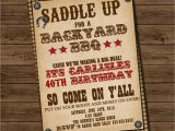 Cowboy themed Birthday Invitations Western Party Invitations Party Invitations Templates