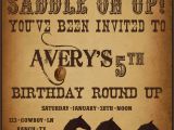 Cowboy themed Birthday Invitations Western Party Invitations Party Invitations Templates