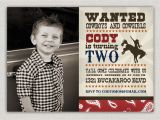 Cowboys Invitations Birthday Party Cowboy Birthday Invitation by Announcingyou On Etsy