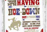 Cowboys Invitations Birthday Party Cowboy Birthday Invitation