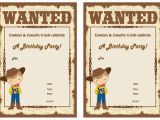 Cowboys Invitations Birthday Party Cowboy Birthday Invitations Birthday Printable