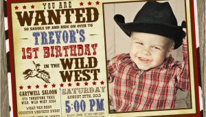 Cowboys Invitations Birthday Party Cowboy Birthday Party Invitation Photo Option