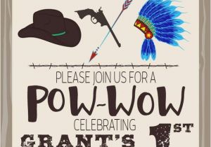 Cowboys Invitations Birthday Party Cowboys Indians Birthday Party Invitation by