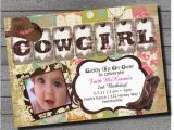 Cowgirl 1st Birthday Invitations Boho Cowgirl Birthday Invitation 1st Birthday or Any Age Pink