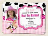 Cowgirl 1st Birthday Invitations Cowgirl Birthday Invitations