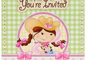 Cowgirl 1st Birthday Invitations Pink Cowgirl 1st Birthday Invitations 8