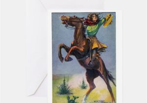 Cowgirl Birthday Card Sayings Vintage Cowgirl Greeting Cards Card Ideas Sayings