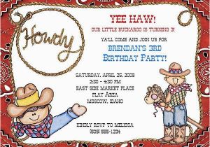 Cowgirl Birthday Invitation Wording Cowboy Invitation Template orderecigsjuice Info