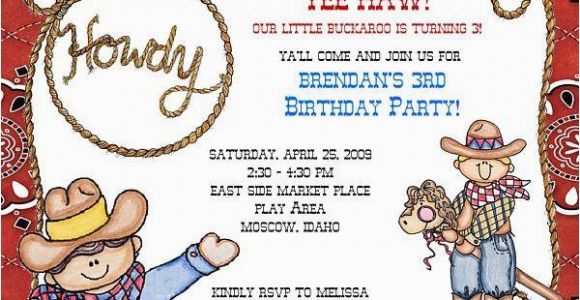 Cowgirl Birthday Invitation Wording Cowboy Invitation Template orderecigsjuice Info