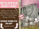 Cowgirl Birthday Invitation Wording Cowgirl Birthday Party Invitations Template Best