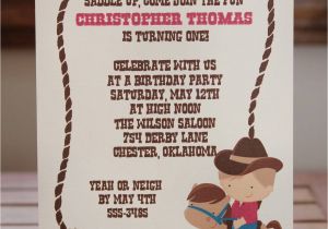 Cowgirl Birthday Invitation Wording Western Party Invitations Party Invitations Templates