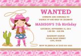 Cowgirl Birthday Invites Cowgirl Birthday Invitations Ideas Bagvania Free