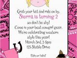 Cowgirl Birthday Invites Pink Cowgirl Bandana Birthday Invitation Printable or Printed