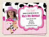 Cowgirl First Birthday Invitations Cowgirl Birthday Invitations