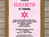 Cowgirl themed Birthday Invitations Cowgirl Party Invitations Template Birthday Party Cowgirl themed Birthday Invitations Cowgirl Party Invitations Template Birthday Party