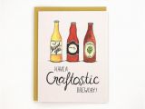 Craft Beer Birthday Card Craft Beer Bday Card by Made In Brockton Village at Maker