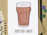 Craft Beer Birthday Card Funny Craft Beer Birthday Card by Becka Griffin