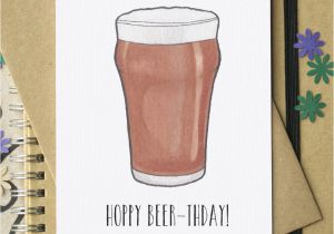 Craft Beer Birthday Card Funny Craft Beer Birthday Card by Becka Griffin