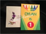 Crayon Birthday Party Invitations Crayon Birthday Invitation