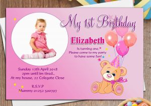 Create 1st Birthday Invitation Card for Free 1st Birthday Invitation Cards for Baby Boy In India