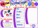 Create A Birthday Invitation for Free Birthday Invites Create Birthday Invitations Free